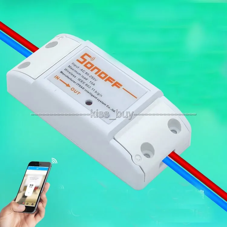 ITEAD Sonoff Умный дом WiFi беспроводной переключатель модуль для Apple Android APP DIY AC 220V 110V|wifi