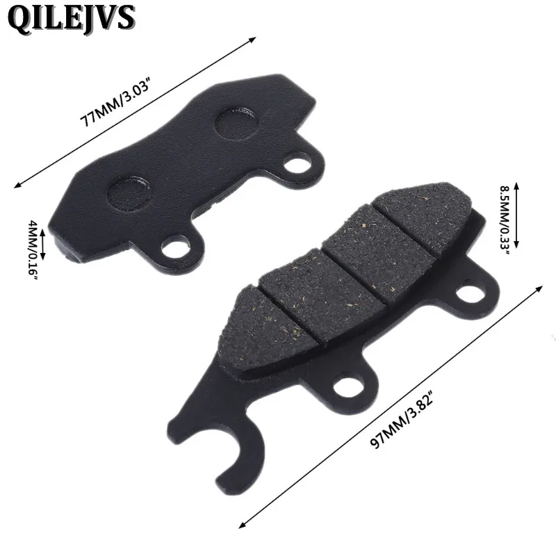 QILEJVS мотоцикл скутер тормозные колодки 50CC 125CC 250CC 260CC 300CC тормозные колодки C029-030