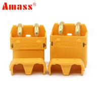 5 10 20 50 pair amass xt60pw xt60 pw brass gold banana bullet male female connector plug connect parts for rc lipo battery
