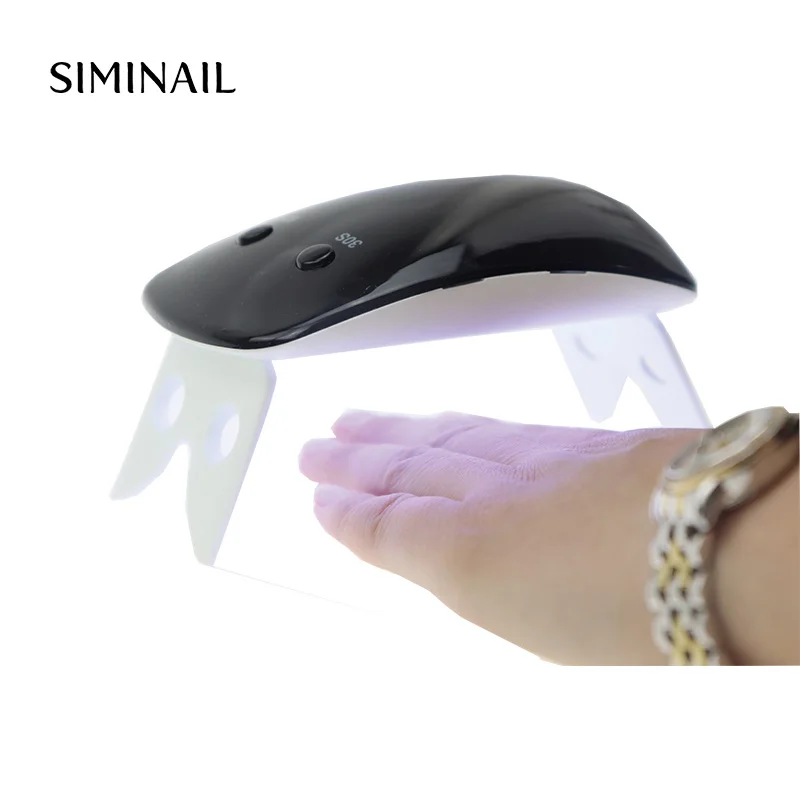 Мини лампа для ногтей SIMINAIL 6 Вт Портативная сушилка Micro USB сушки гель отверждения