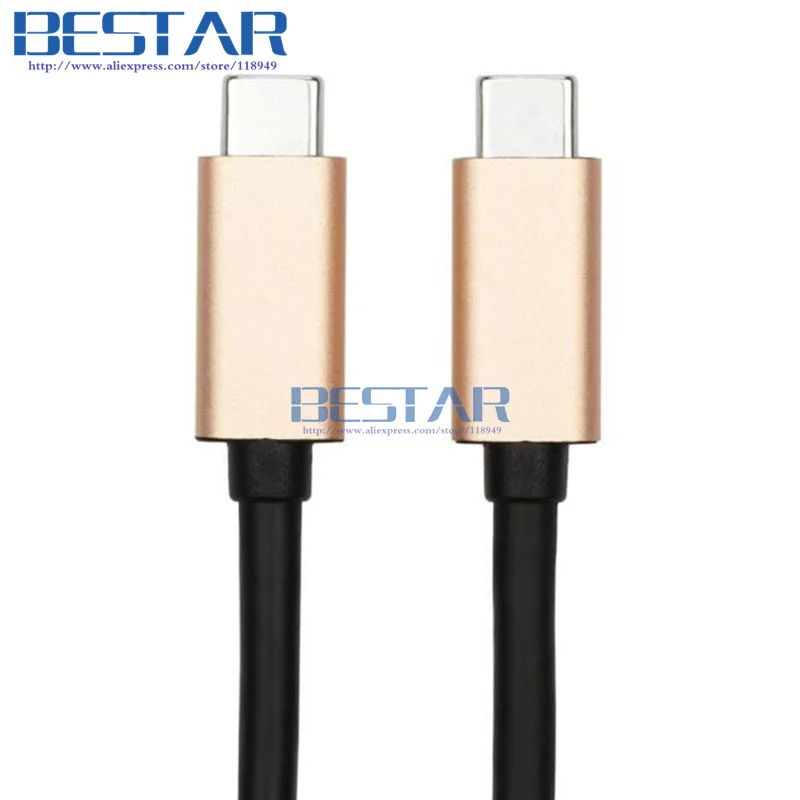 (500 шт./лот) 2017 Новый 0 3 м Плетеный USB 1 Type C папа-папа 3A 10 Гбит/с на заказ GEN2