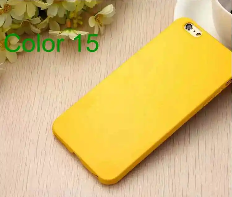 Высококачественный однотонный цветной мягкий чехол из ТПУ для iPhone 6 6s 7 8 Plus