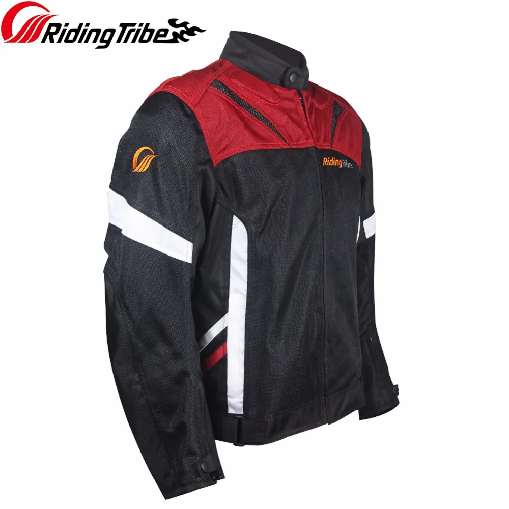 

Riding Tribe Men's Motorcycle Jacket Summer Breathable Protector For Motocyclist Moto Rider Motorbike Clothing Body Guards JK-38
