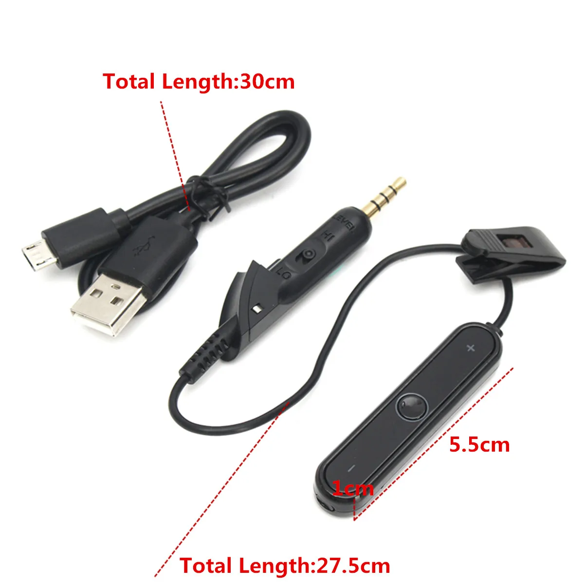 Bluetooth USB беспроводной приемник адаптер конвертер кабель для Bose QC2/QC15 гарнитура iPhone