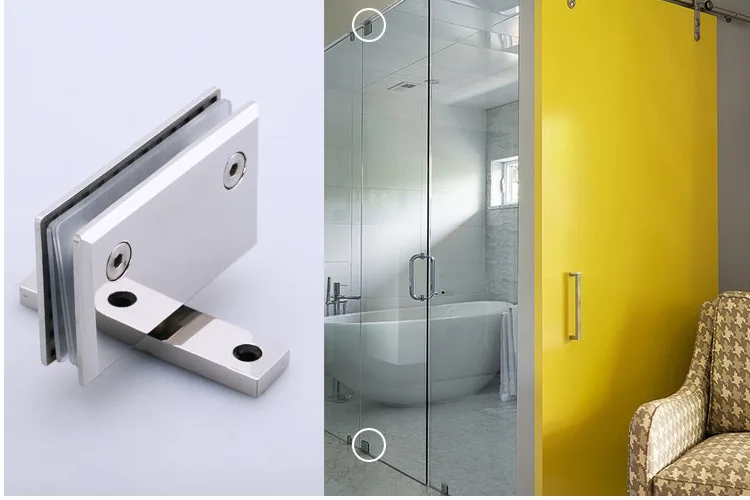 Квадратная Скоба Поворот на 360 градусов для ванной из нержавеющей стали