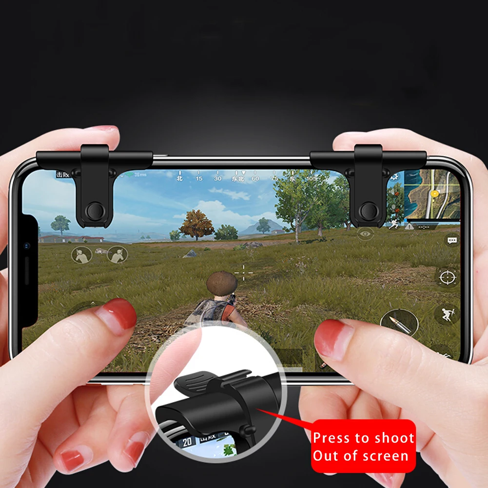 Телефонный триггер для игры, кнопка огня, ключ прицеливания, контроллер шутера L1R1, PUBGFUT1, большой опыт, высокое качество, легкость в использовании, игровой триггер