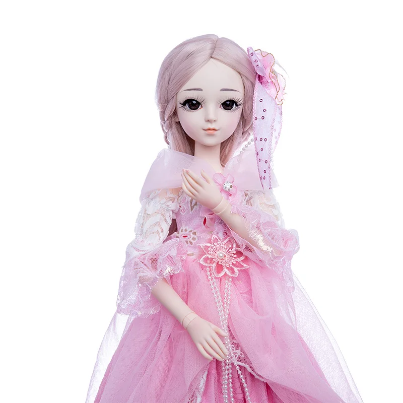 Принцесса Анна 1/3 60 см BJD кукла Сделай Сам модная парик одеваемая Кукла девочка