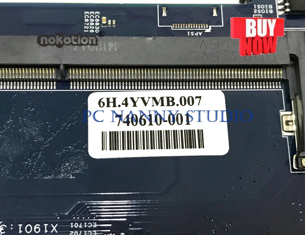 Материнская плата PANANNY 740610 001 для ноутбука HP Probook 430 G1 3556U 488.4yv10.01n