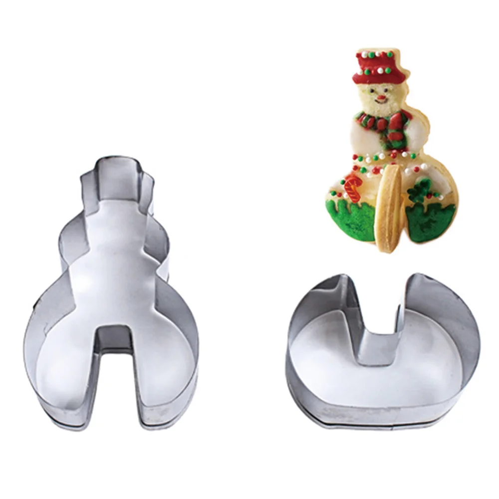 8 шт./компл. Рождественский набор резаков для печенья форма из нержавеющей стали