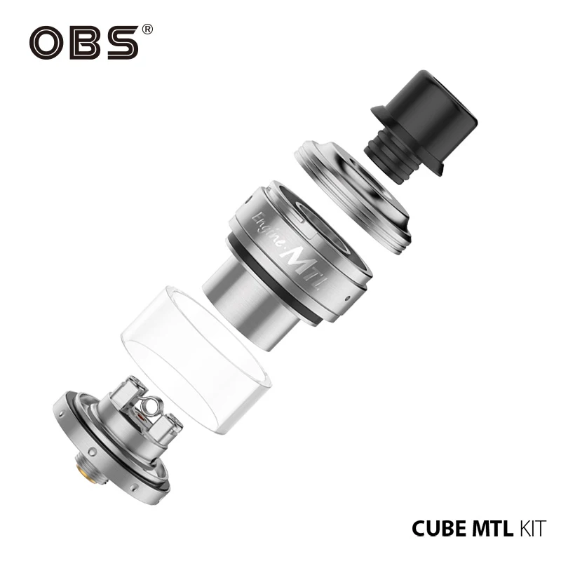 Атомайзер для электронных сигарет OBS Engine MTL 2 мл RTA испарителя OBSCube комплект 510