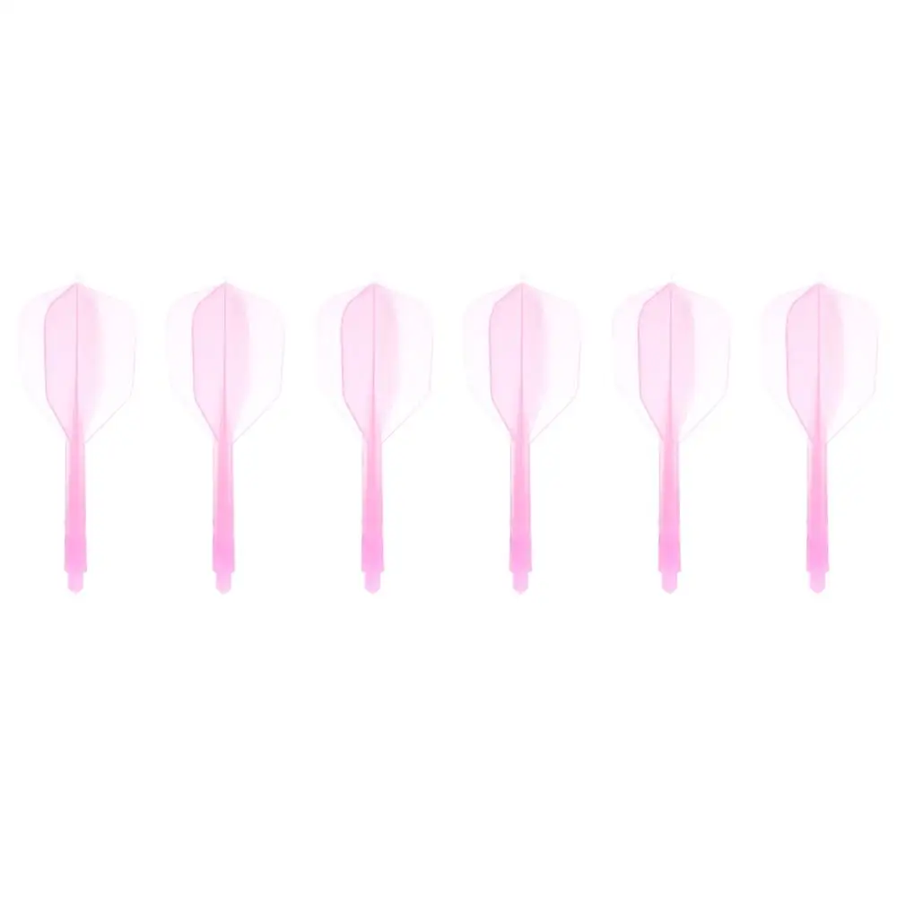 pink 6 шт пластиковая профессиональная Дротика 2BA винт мягкий прочный 80 мм хвостовик для Дартс - Цвет: pink