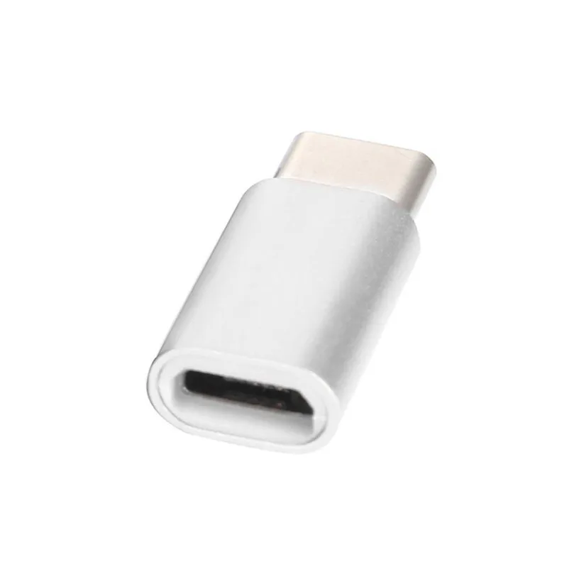 Binmer Adapters 1PC USB-C Type-C to Micro USB Data Charging Adapter For Sam sung Galaxy S9 td0507 Dropship | Мобильные телефоны и