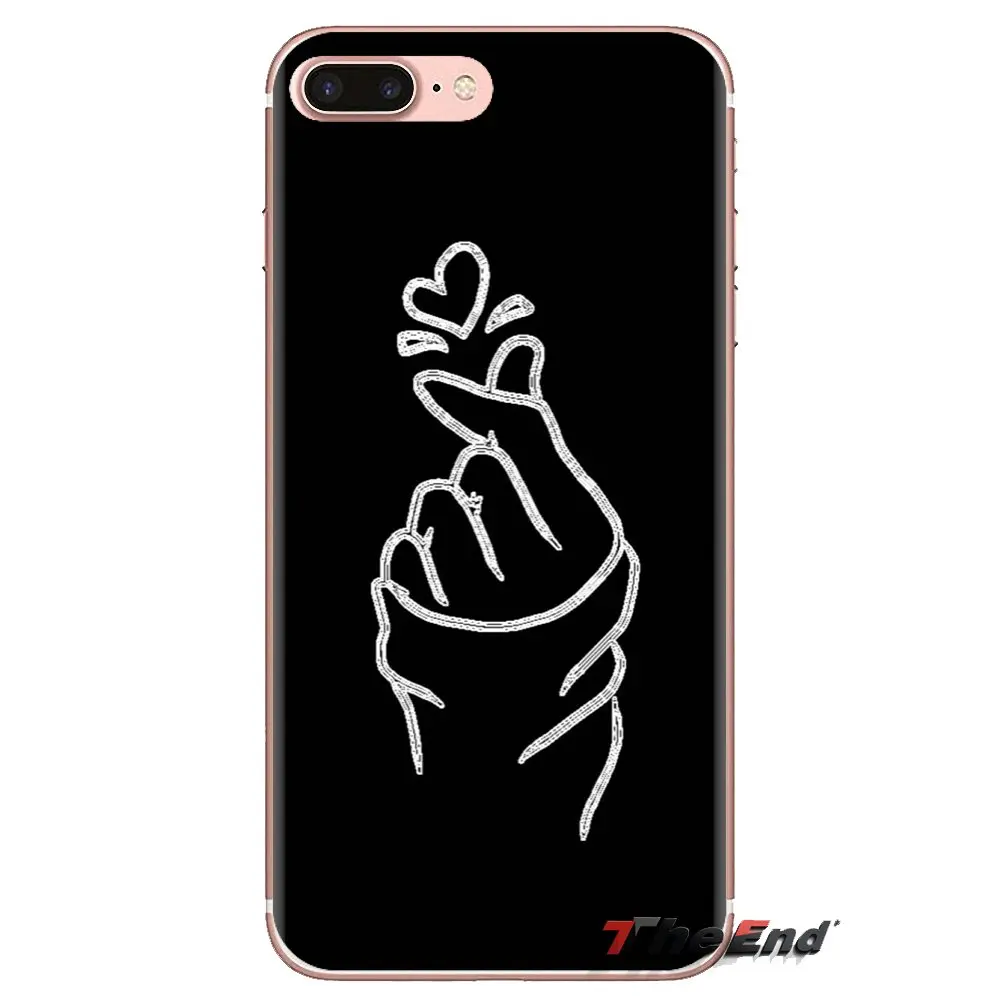 Для samsung Galaxy S3 S4 S5 Mini S6 S7 Edge S8 S9 S10 Plus Note 3 4 5 8 9 силиконовые чехлы белая линия Поцелуй