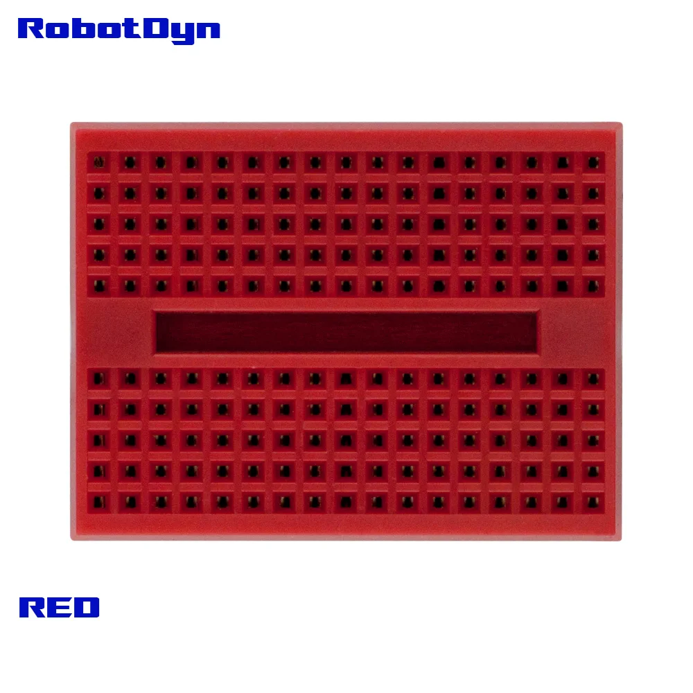 Макетная мини плата без пайки размер: 3 5X4 5 см. Красный цвет|mini breadboard|breadboard