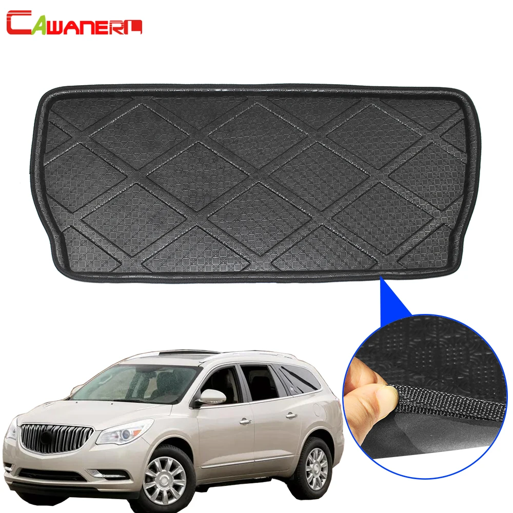 

Cawanerl Car Styling Tail Trunk Mat Floor Tray Boot Liner Cargo Kick Carpet Luggage Protector Pad For Buick Enclave 2009-2014