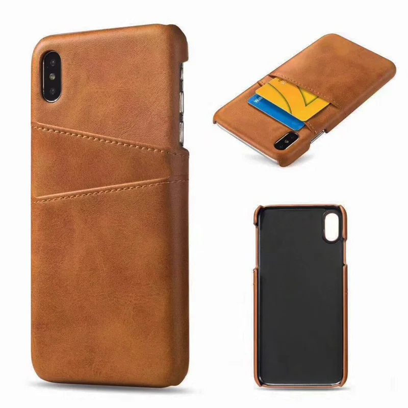 Роскошный чехол из искусственной кожи для iPhone XS MAX X XR 8 7 Plus 6 6S жесткая задняя