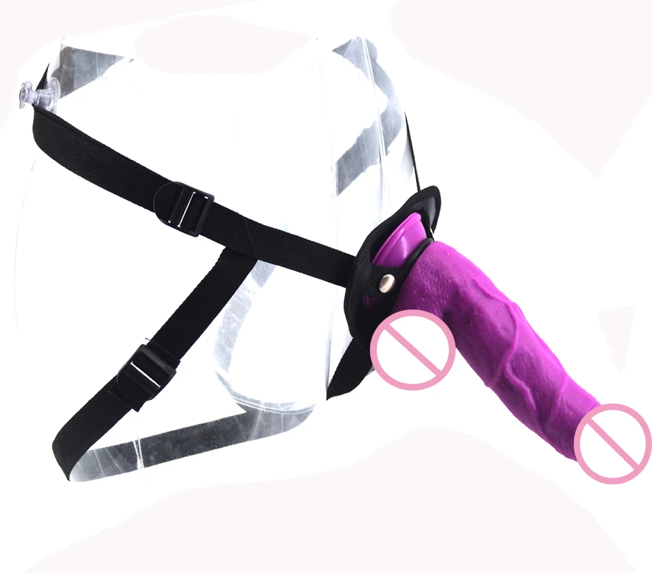 Фаллоимитатор на присоске FAAK черный фаллоимитатор с черным ремнем секс игрушка