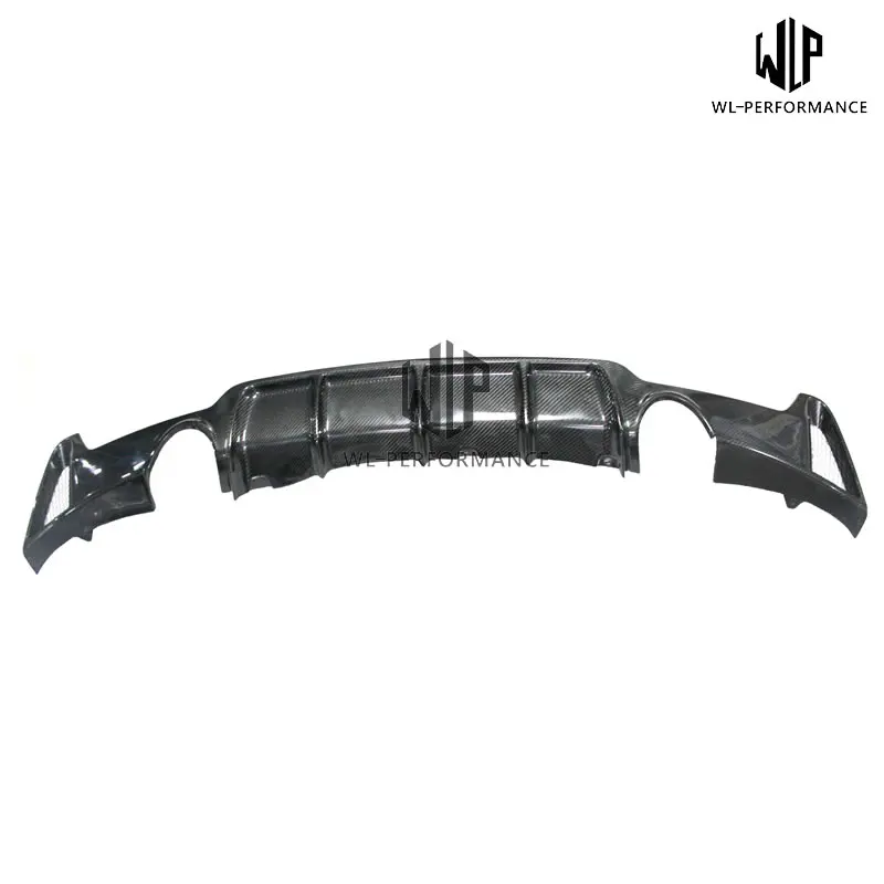 4 серии MT углеродное волокно двусторонний одиночный задний диффузор для губ