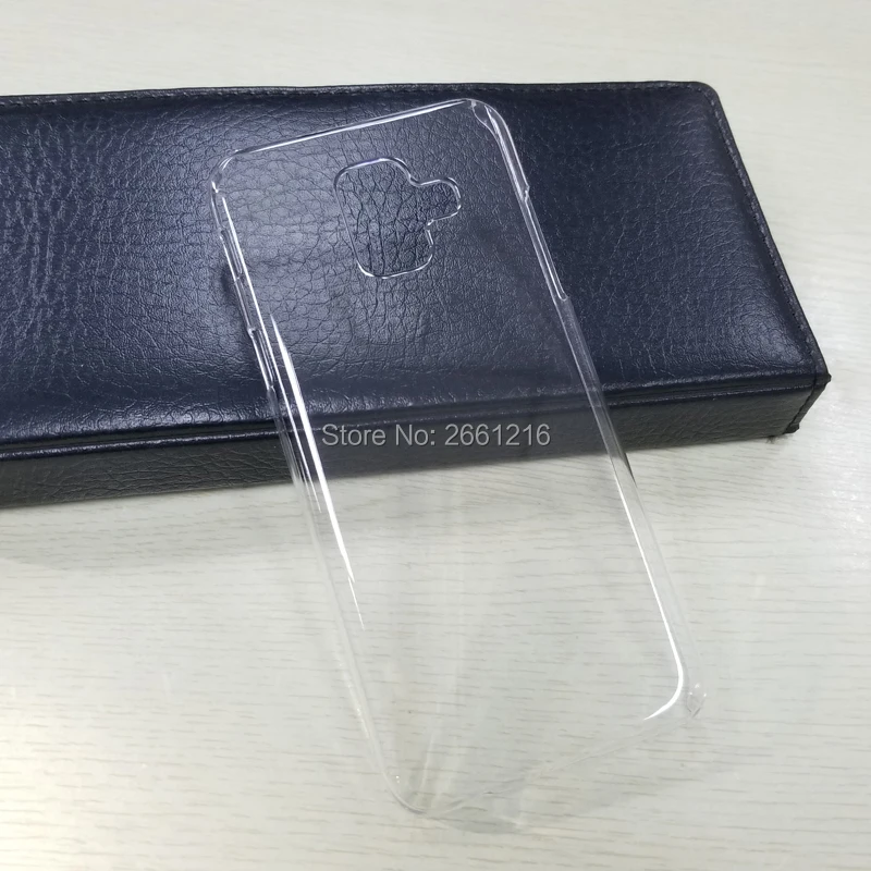 Твердый чехол для Samsung Galaxy A6 Plus + A605G / (2018) A600F Ультратонкий Прозрачный жесткий
