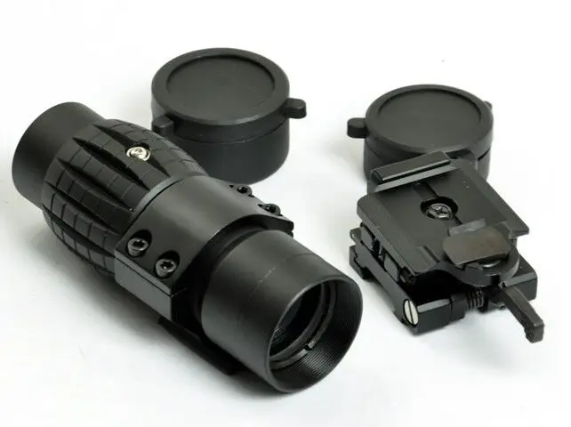 

Tactical Hunting QD FTS 3X Magnifier Scope Sight With Flip To Side Mount for 20mm