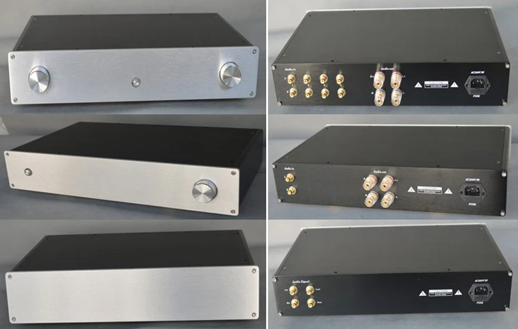 

X4308A all aluminum amplifier chassis/Tube amp amplifier/Merger /Pre-amplifier/AMP Enclosure/case/DIY box (430*80*260mm)