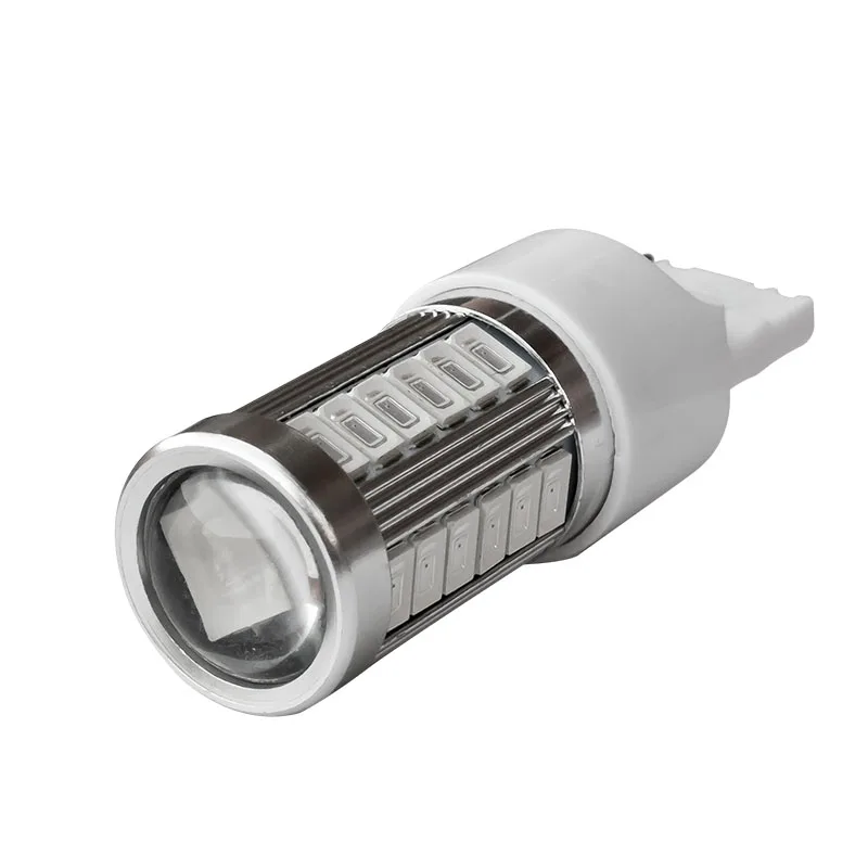 2 шт. Автомобильные светодиодные лампы T20 7440 W21W WY21W 33 SMD 5730 s 33SMD 5630|Сигнальная лампа|