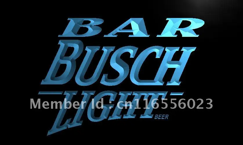

LA445- BAR Busch Beer LED Neon Light Sign home decor crafts