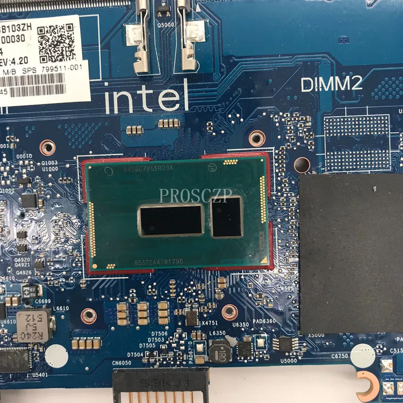 For Elitebook 840 G2 850 Laptop motherboard 799511-001 799511-601 6050A2637901-MB-A02 W/I5-5300U CPU working well | Компьютеры и офис