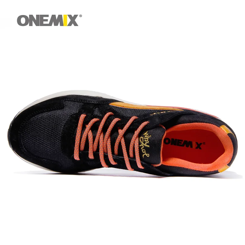 ONEMIX мужские кроссовки для женщин дышащие Ретро трендовые стильные спортивные кроссовки уличная походная прогулочная обувь 7