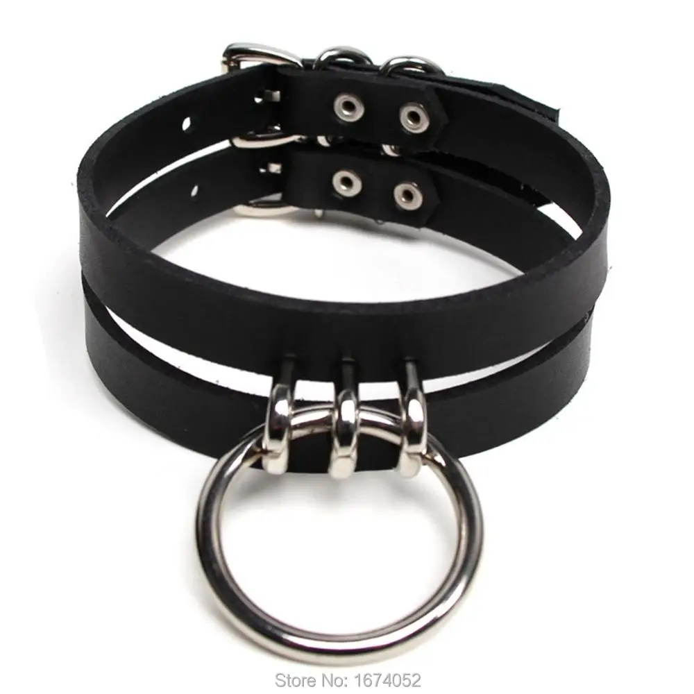 Ожерелье чокер ручной работы из натуральной кожи для БДСМ костюма|choker necklace|necklace