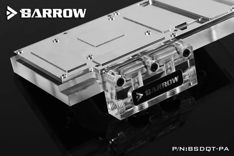 Курган BSDQT-PA многофункциональный акриловый изменение направления l-типа GPU Блок мост для Барроу GPU воды блок Ремонт
