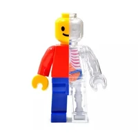 4d classic brick man intelligence assembling toy assembling toy perspective anatomy model diy popular science appliances