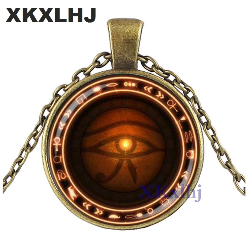 XKXLHJ Horus Eye ожерелье волшебное Rune Evil Jewelry |