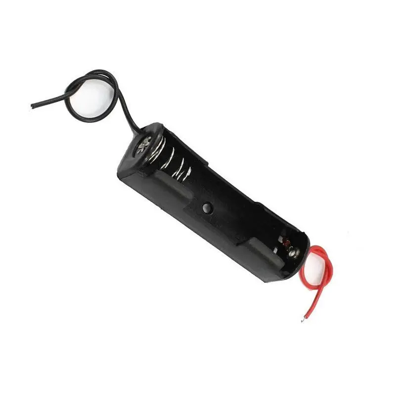 10 шт. пластиковые чехлы для батарей AA с проводными выводами|holder for|holder boxholder case |