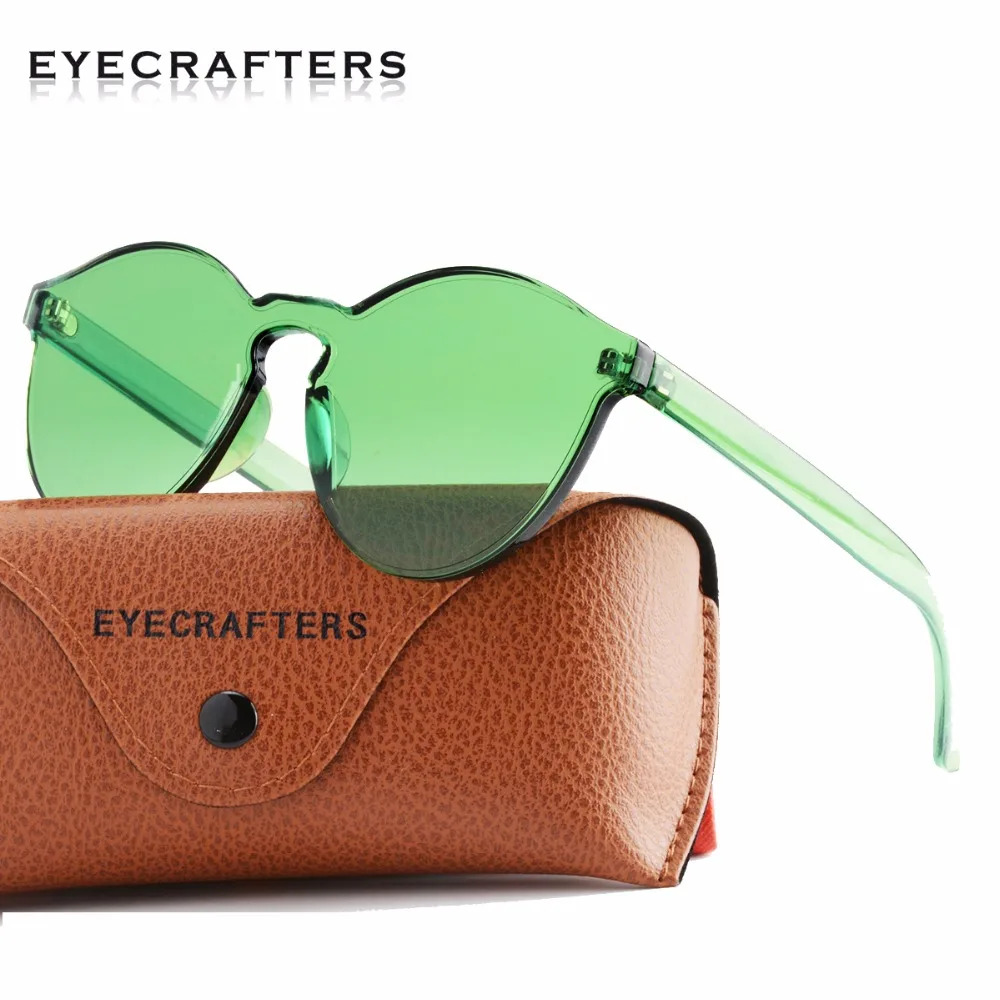 Модные круглые женские солнцезащитные очки кошачий глаз брендовые дизайнерские