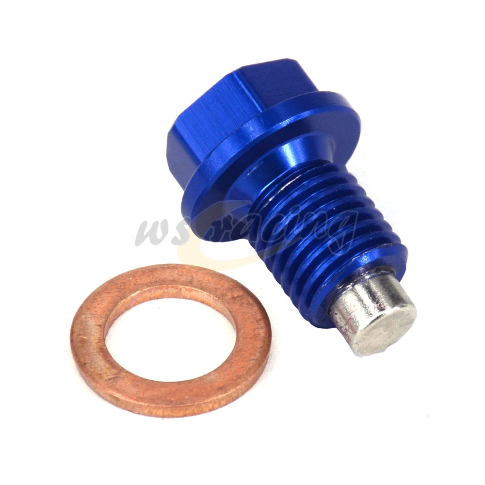 M10x1.25 CNC Заготовка для мотоцикла Магнитная рама масляный отверстие болт YAMAHA YZ125