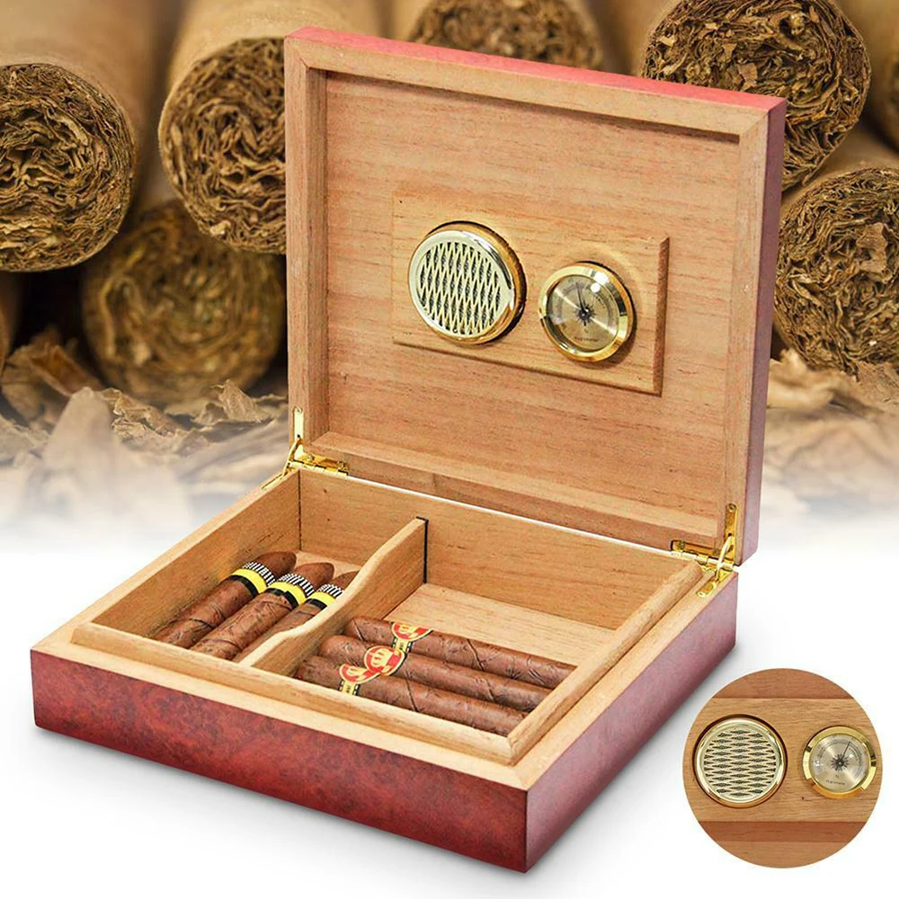 50 мм золото Humidor выделенный Homo-тепловой электронный точный сигары гигрометр