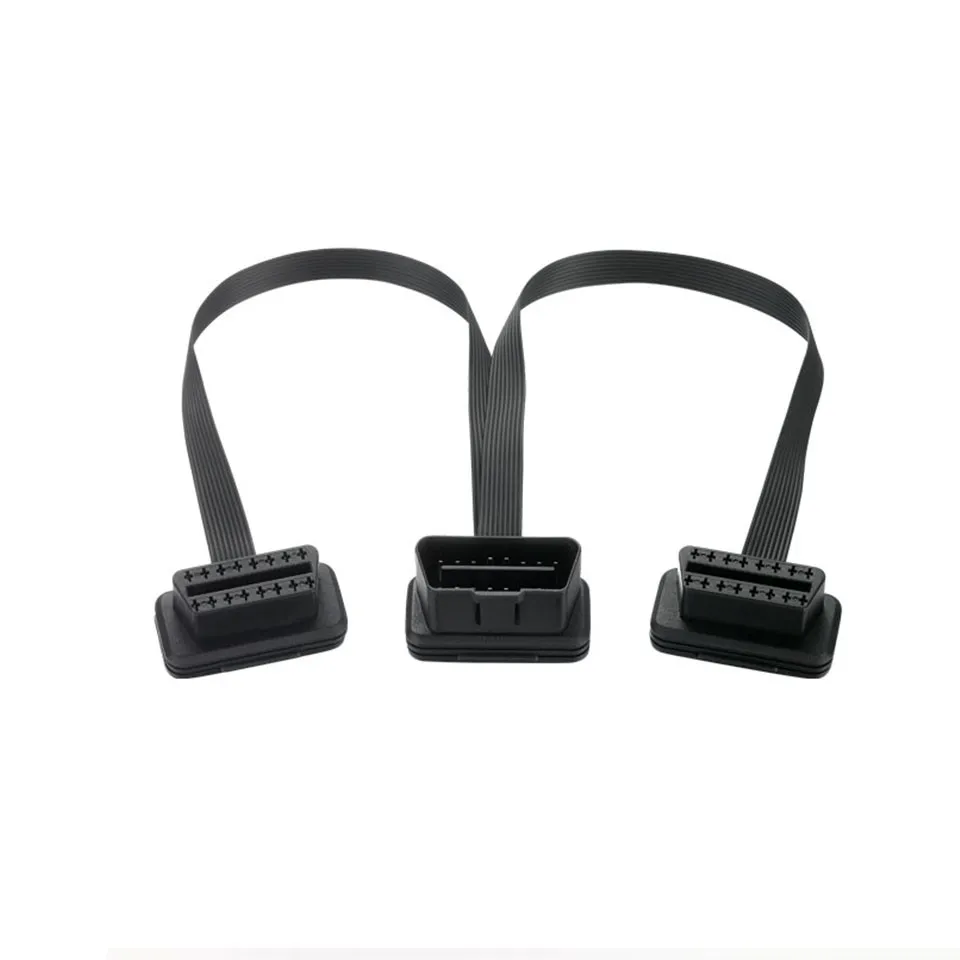 Удлинительный кабель OBD2 OBD II 1 2 16 контактный интерфейс Plug and Play универсальный для