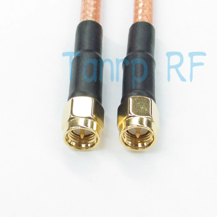 Freeshipping! 3FEET RG142 SMA male plug to RF Pigtail jumper coaxial cable 100CM Wholesale | Обустройство дома