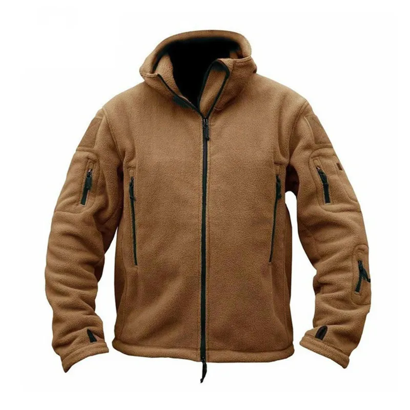 

ZOGAA 2021 Brand New Military Men Fleece Tactical Jacket Overcoat Men Outdoor Polartec Thermal Windbreaker Mens Jackets Coats