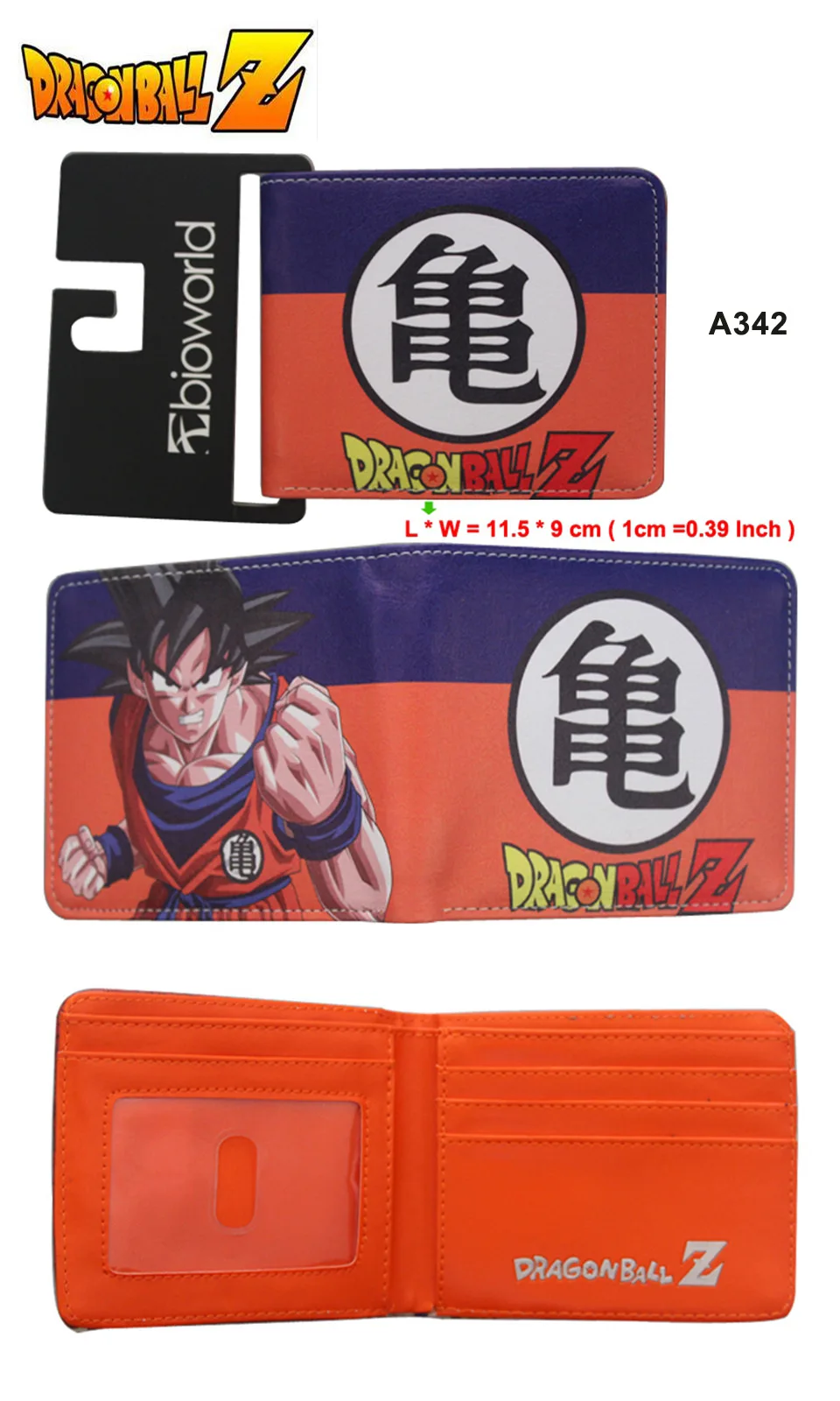 Новое прибытие высокого качества с рисунком аниме кошельки Dragonball кошелек короткие ПУ складной кошельки Кредитная карта кошельки