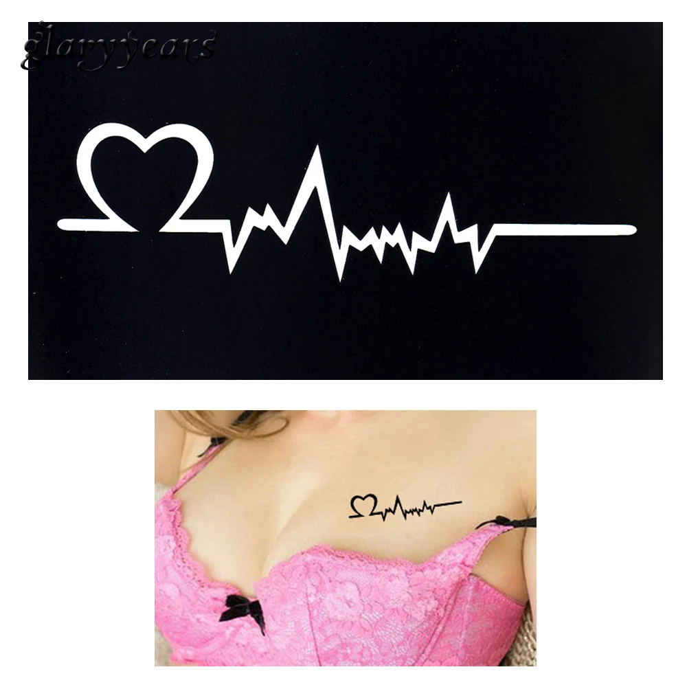 Трафарет для татуировки хны 1 шт. женский боди арт краска в виде сердца узор