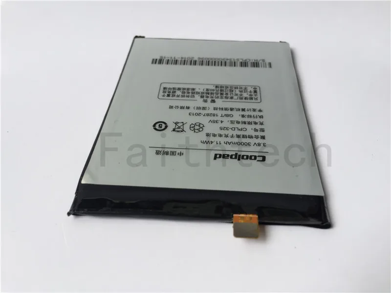 Для Coolpad CPLD 325 Батареи Мобильного Телефона 3000 мАч 8731 8731L Высокое Качество