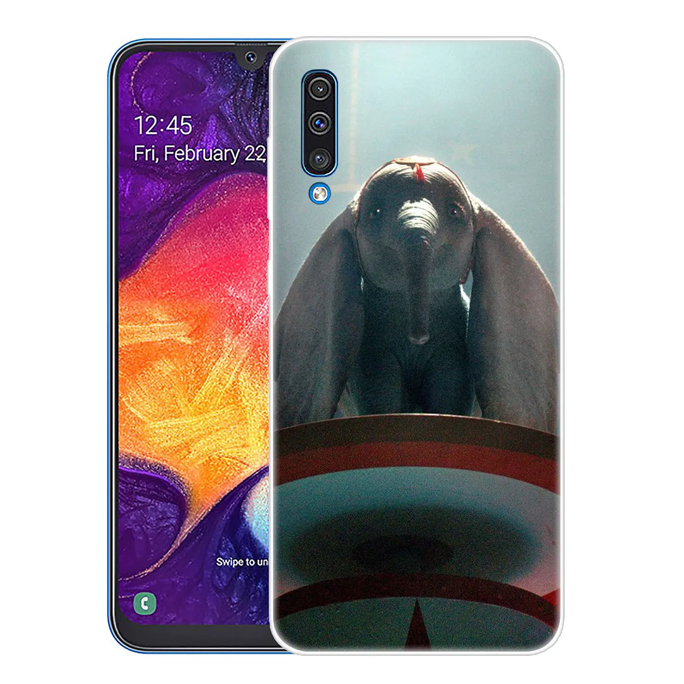 Твердый прозрачный чехол для телефона Lavaza Dumbo elephant Samsung Galaxy A10 A20 A30 A40 A50 A60 A70 M40 M30 M20