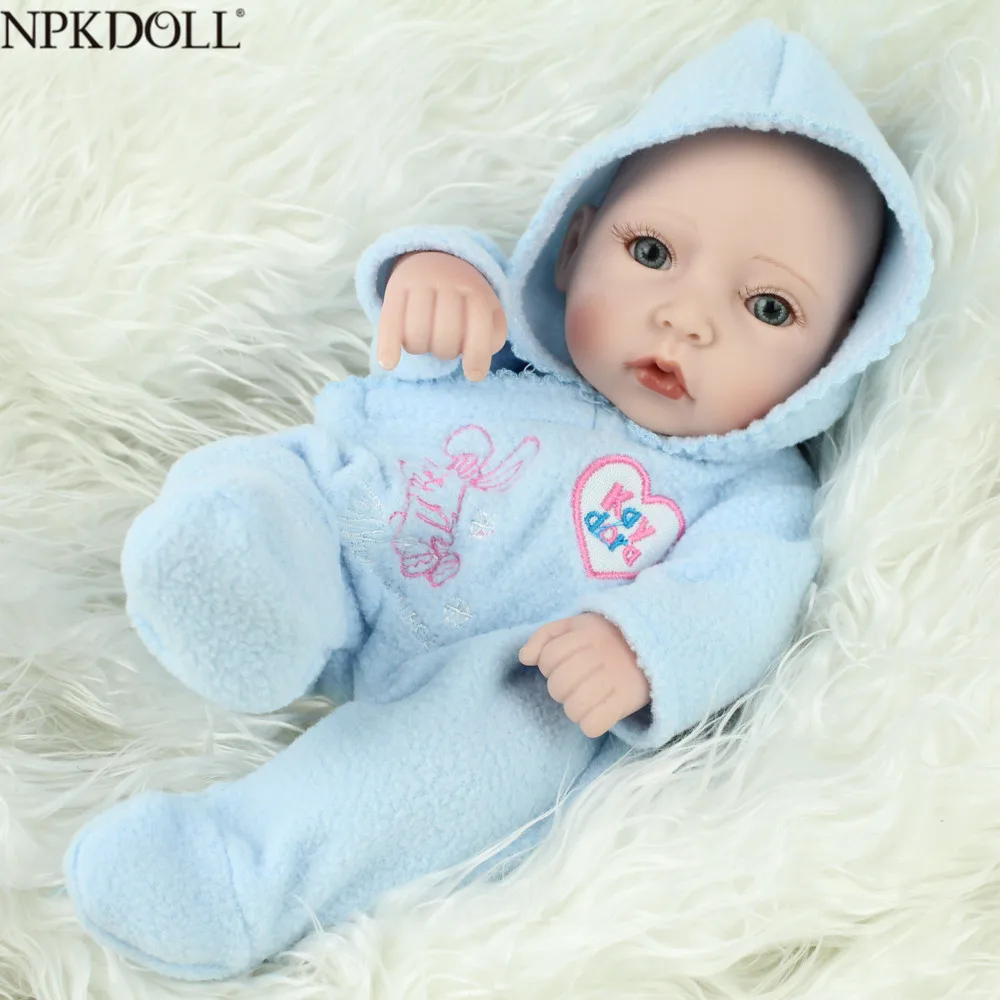 NPKDOLL силиконовые куклы для новорожденных полностью возрождающиеся виниловые 10