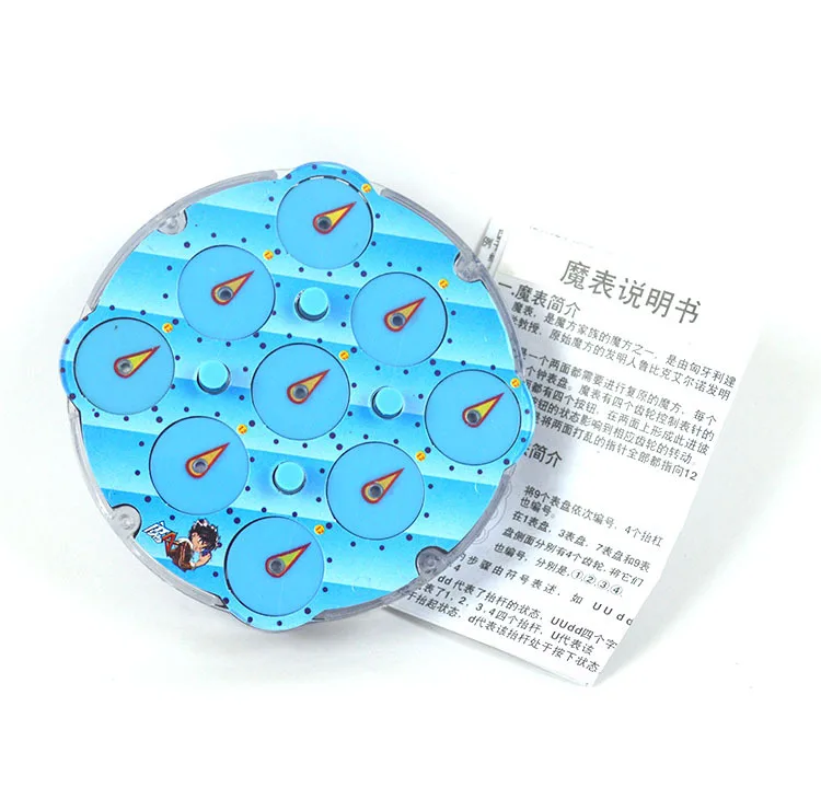 Lingao прозрачные голубые часы Cubo Magico профессиональные магические из АБС пластика