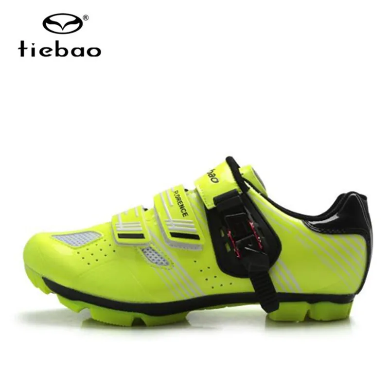 B1330 Tiebao cycling shoes sapatilha ciclismo mtb mountain bike shoes add SPD pedals cleat cycling sneakers bicycle self-locking shoes - Цвет: B1330
