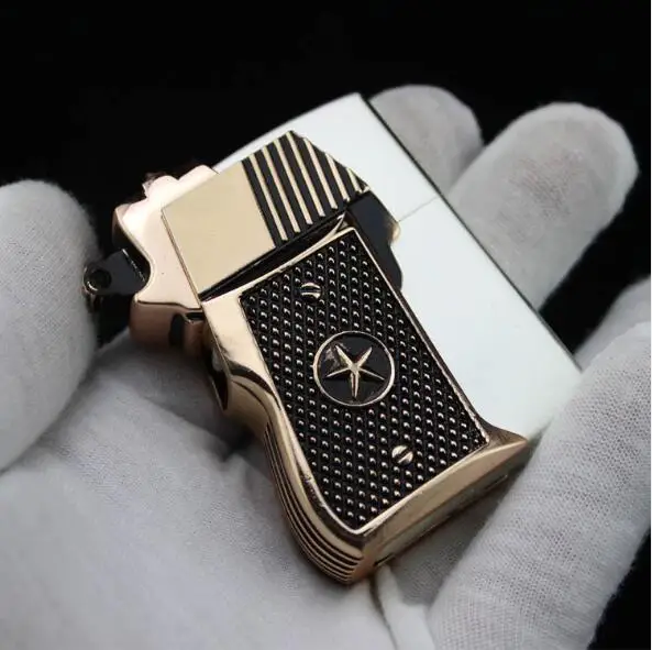 Подлинный пистолет Zorro Z91301A, моделирующий броню, усиливает высококлассную чистую медную керосиновую зажигалку - Цвет: color4