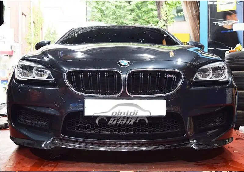 Гоночная передняя губа из углеродного волокна 3K для BMW 6 серии F12 M6 базовый
