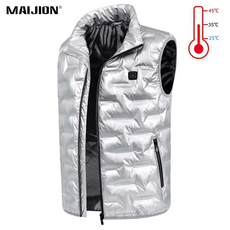 MAIJION, инфракрасное Отопление, походный жилет, мужской, для улицы, спортивный, сохраняющий тепло, без рукавов, жилет для мальчиков, куртка для скалолазания, моющийся жилет, топы